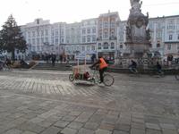 Anradeln in Linz
