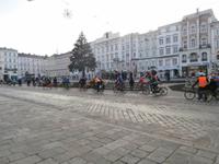 Anradeln in Linz