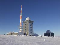 Auf dem Brocken bei strahlendem Wetter