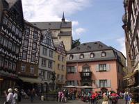 Auf dem Marktplatz in Cochem