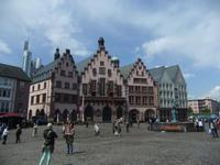Auf dem Römerberg in Frankfurt am Main