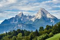 Auf dem Rückweg noch ein Blick auf den Watzmann 