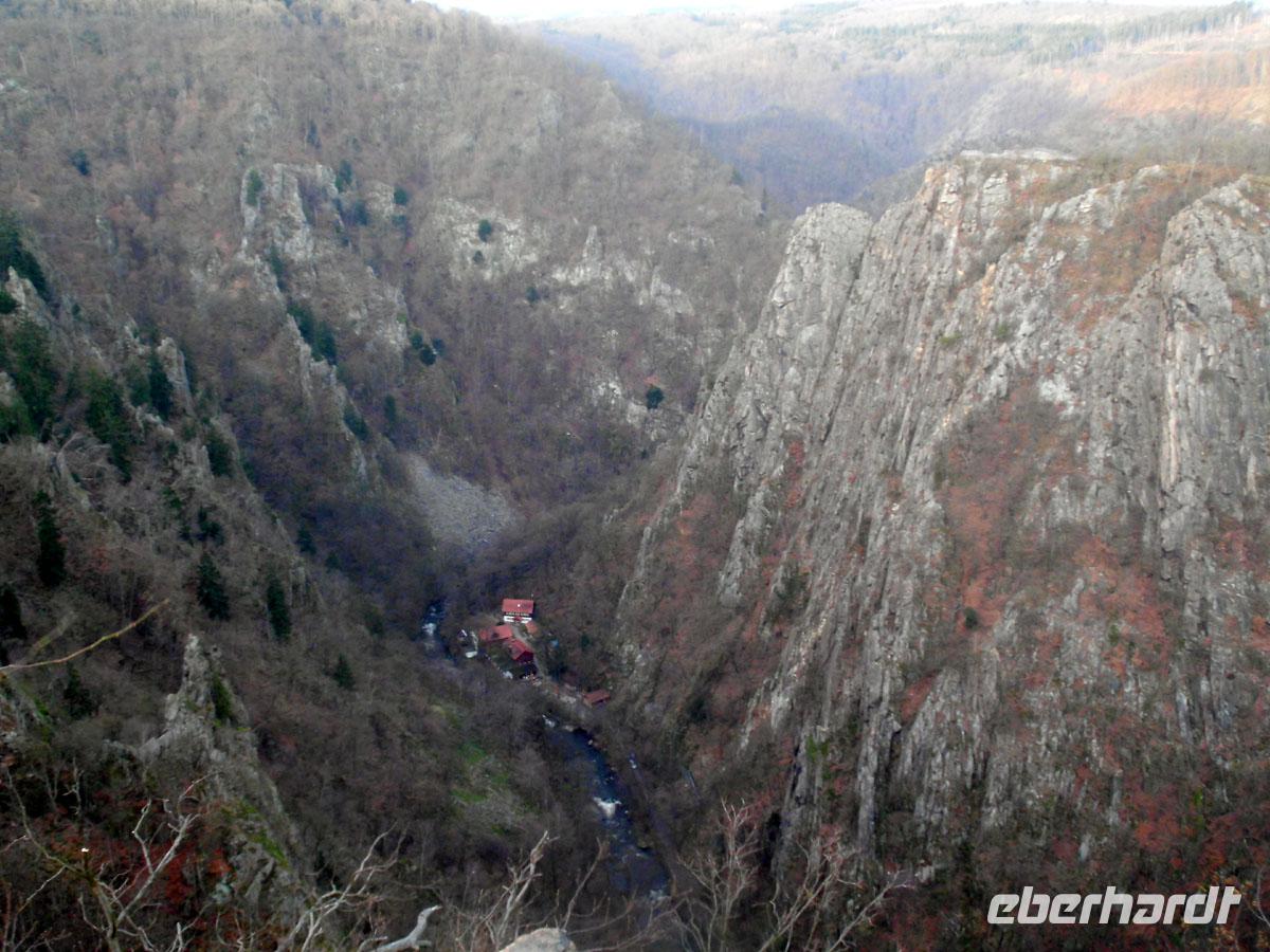Blick ins Bodetal