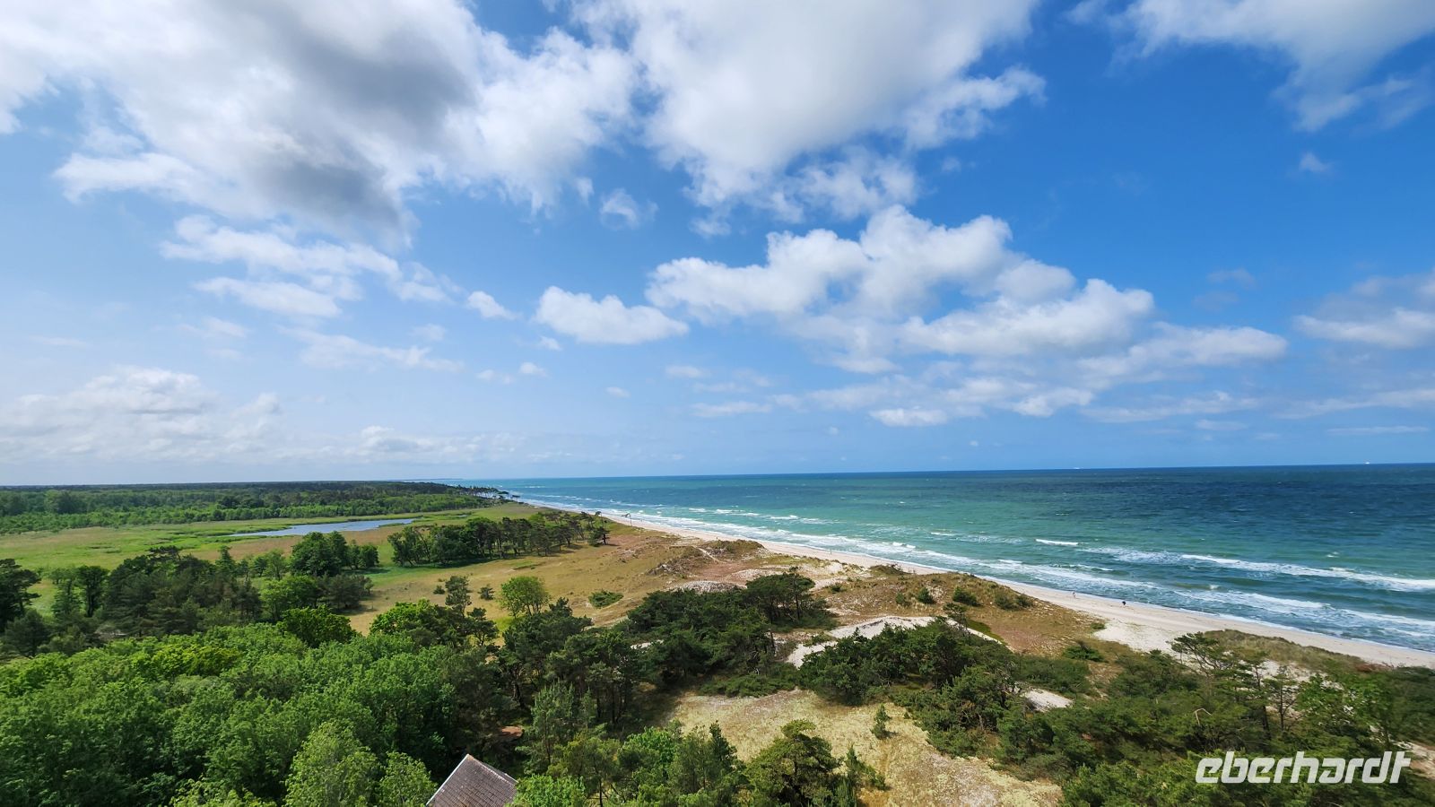 Blick vom Leuchtturm Darßer Ort