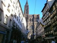 Blick zum Straßburger Münster