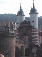 Brückentor, alte Neckarbrücke Heidelberg