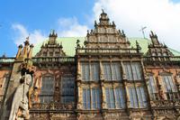 Bremen - Rathaus und Roland