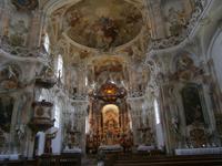 Das Innere der Wallfahrtskirche Birnau