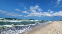 Die Ostsee bei starkem Nord-West-Wind