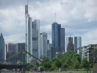 Die Skyline von Frankfurt