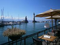 Die berühmte Hafeneinfahrt von Lindau