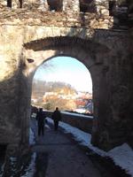 Eingang zur Burg Ranis