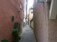 Enge Gasse in der Altstadt von Lindau