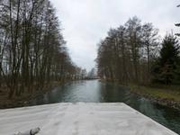 Fahrt durch einen Kanal zum Kölpinsee