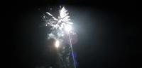 Feuerwerk am Strand