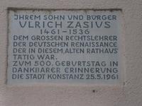 Gedenktafel am 