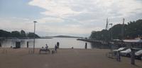Hafen Lauterbach mit Insel Vilm