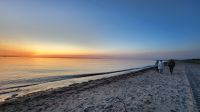 Heimweg nach Sonnenuntergang