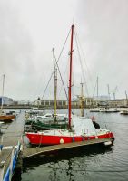 Im Hafen von Wismar unterwegs