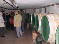 Im Lagerraum der Traditionsbrennerei Seidel in Nordhausen.
