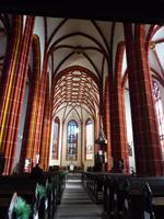 Inneres der Pfarrkirche Saalfeld