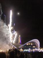 Leuchtturm in Flammen
