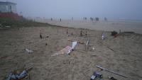 Neujahrsmorgen Strandspaziergang