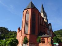 Oberwesel: rote Kirche, Liebfrauenkirche