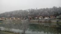 Passau - Morgenblick aus Hotel (1)