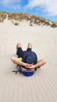 Pause  in den Dünen von Amrum