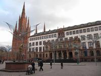 Rathaus und Marktkirche von Wiesbaden