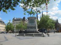 Reiterdenkmal auf Platz Guillaume