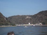 Rhein mit Burg Katz