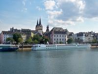 Schiffsanleger an der Mosel, Koblenz