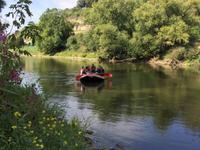 Schlaubbootfahrt auf der Saale