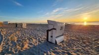 Sonnenuntergang am Strand von Dierhagen  Tag 3