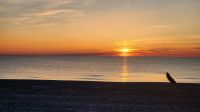 Sonnenuntergang am Strand von Dierhagen Tag 3