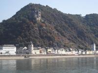 St. Goarshausen mit Burg Katz am Rhein