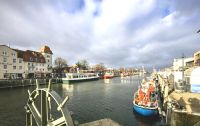 Stimmung am Alten Strom in Warnemünde