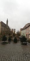 Tag 1 - Blick auf Herrnbrunnen am Marktplatz in Rothenburg ob der Tauber