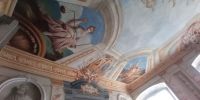 Tag 2 - Blick auf das Deckengemälde im Schönbornsaal Schloss Zeilitzheim 