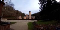 Tag 4 Blick auf das Schloss Mespelbrunn 