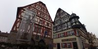 Tag 7 Blick auf das Rathaus von Rothenburg ob der Tauber 