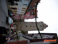 Volkach - HauptstraÁe mit Oberen Turm