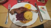 Weihnachtsessen im Hotel Christel