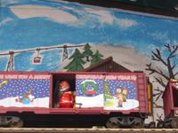 Weihnachtsmann an Bord.