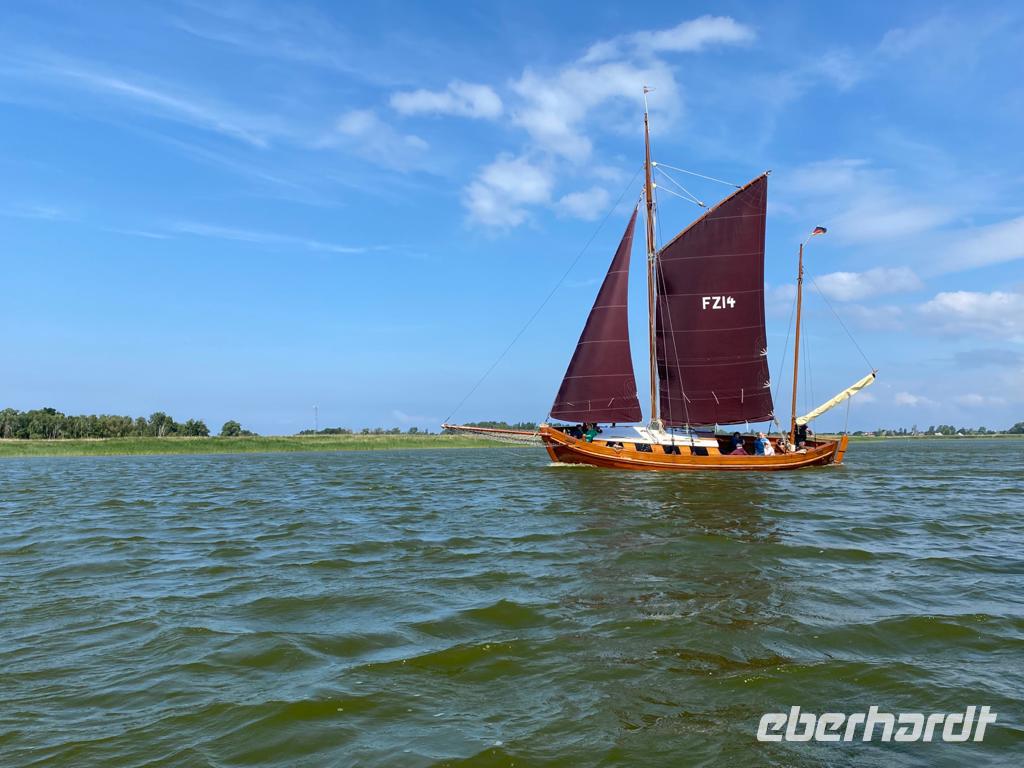 Zeesbootfahrt auf dem Saaler Bodden