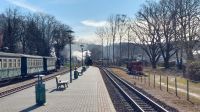 da kommt der Zug Richtung Putbus