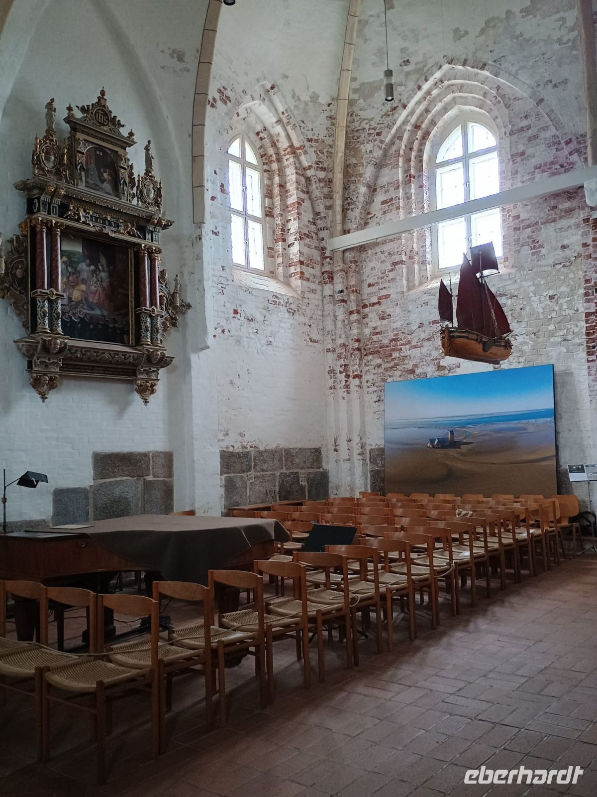 im Friesendom in Nieblum auf Föhr