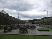 die Rossini in einer Schleuse